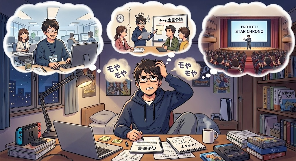 就活・転職・実務で分かれる道を示すイラスト